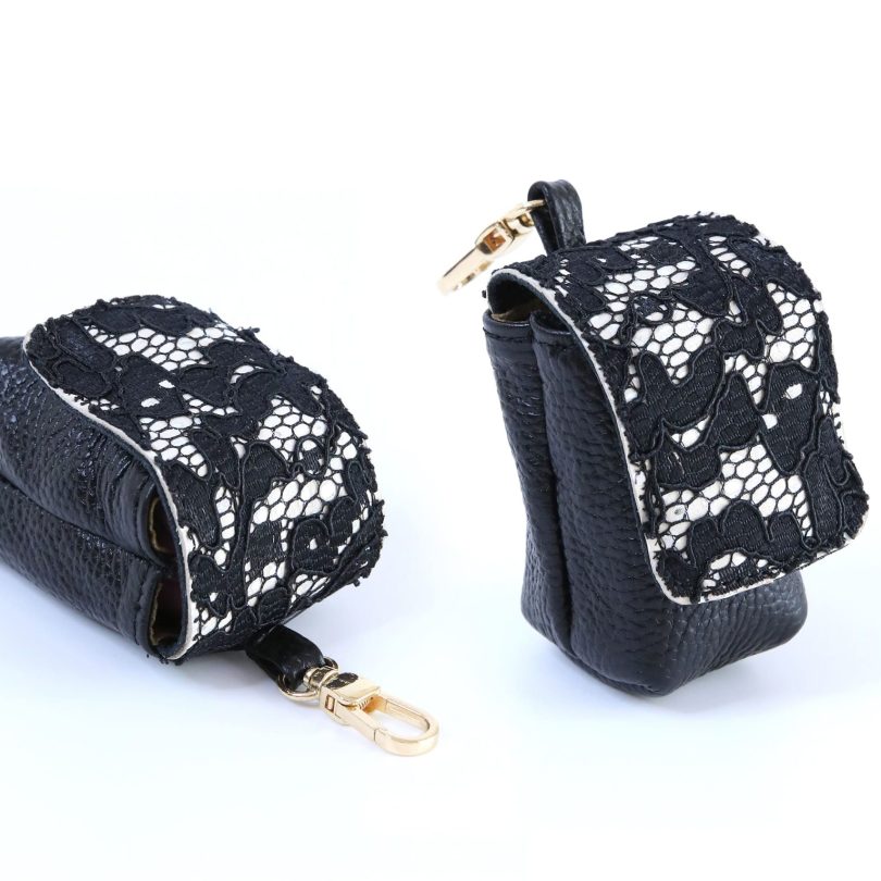 LACE POOP BAG POUCH